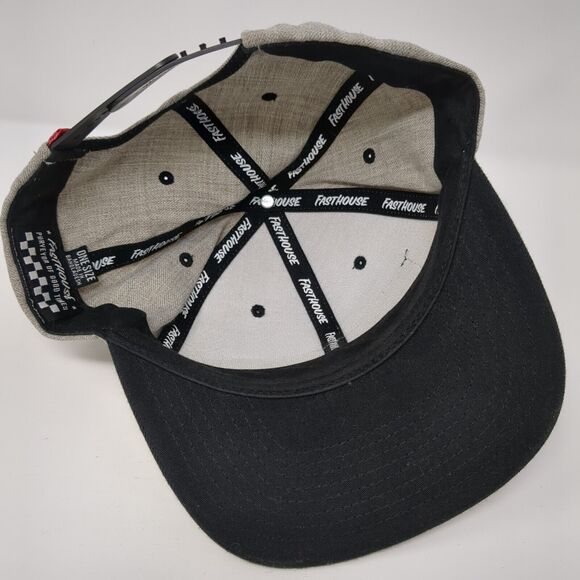 Fast House Speed Style Good Times Snapback Hat Gray OS Adjustable Embroidered - Picture 6 of 9